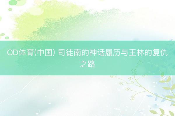 OD体育(中国) 司徒南的神话履历与王林的复仇之路