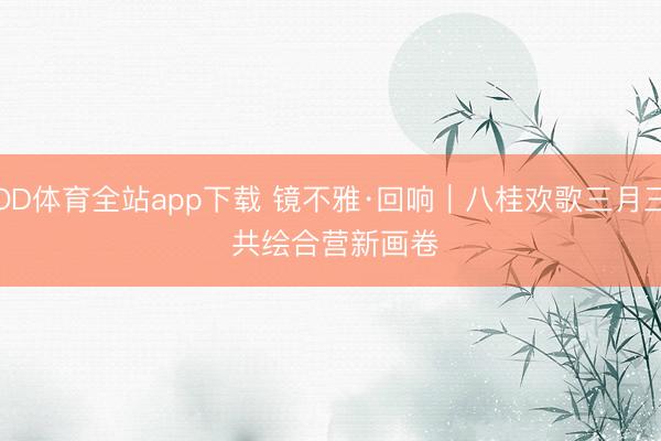 OD体育全站app下载 镜不雅·回响｜八桂欢歌三月三 共绘合营新画卷