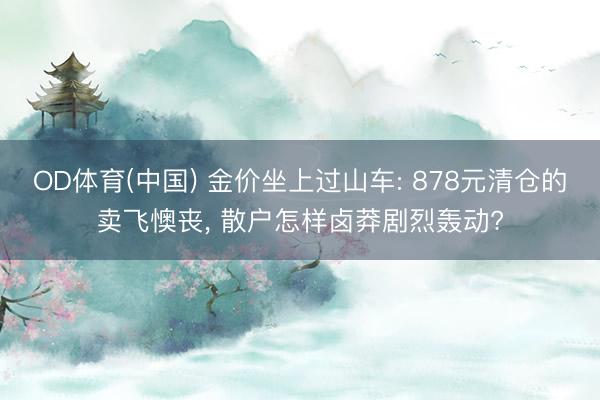 OD体育(中国) 金价坐上过山车: 878元清仓的卖飞懊丧， 散户怎样卤莽剧烈轰动?
